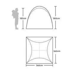 Coleman FastPitch™ Event Shelter Pro L -Outdoor Life Shop go 325582 b