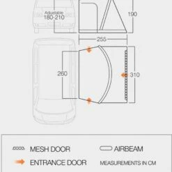 Vango Elwood Low Van Awning -Outdoor Life Shop go 331018 e