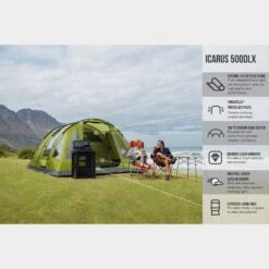 Vango Icarus 500 Deluxe Family Tent -Outdoor Life Shop go 350646 d